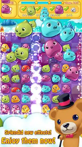 Play Jelly Jelly Crush - In the sky as an online game Jelly Jelly Crush - In the sky with UptoPlay