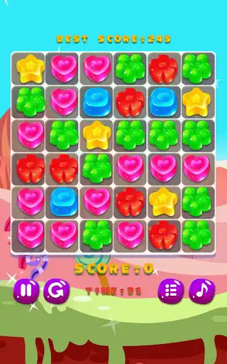 Play Jelly Mania as an online game Jelly Mania with UptoPlay