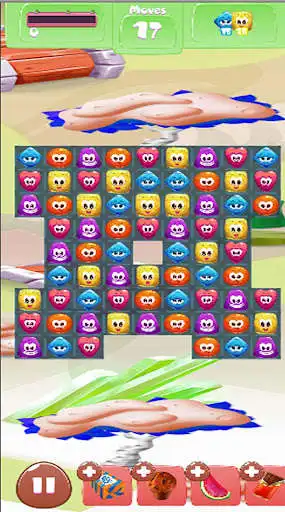 Play Jelly & Swipe Face Match as an online game Jelly & Swipe Face Match with UptoPlay