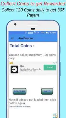 Play Jen browser  - Browser that rewards you