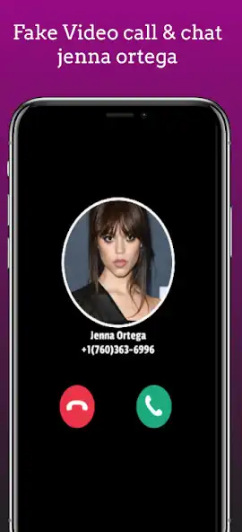 Play Jenna Ortega Fake Call  Chat as an online game Jenna Ortega Fake Call  Chat with UptoPlay