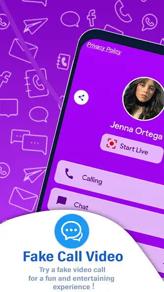 Play Jenna Ortega fake call video  and enjoy Jenna Ortega fake call video with UptoPlay