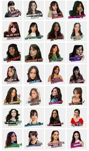 Play Jenna ortega stickers as an online game Jenna ortega stickers with UptoPlay