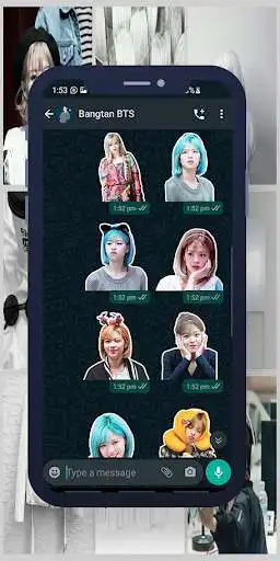 Play Jeongyeon Twice WASticker as an online game Jeongyeon Twice WASticker with UptoPlay