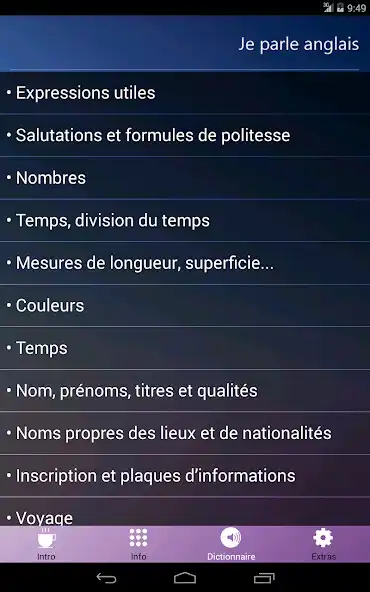Play Je Parle Anglais - Audio cours as an online game Je Parle Anglais - Audio cours with UptoPlay