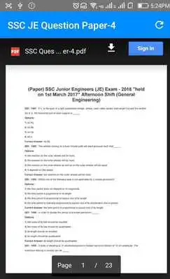Play J E SSC PREVIOUS QUESTIONS