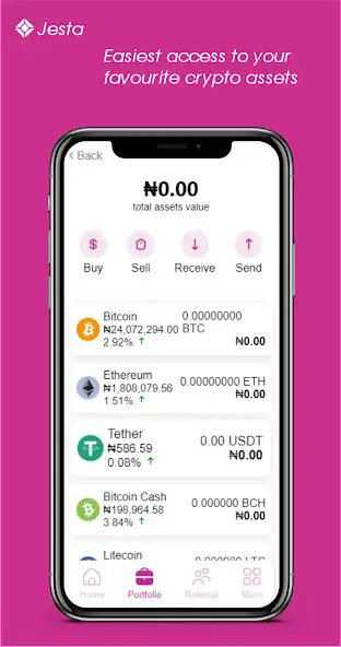 Play Jesta wallet - Trade crypto  and enjoy Jesta wallet - Trade crypto with UptoPlay