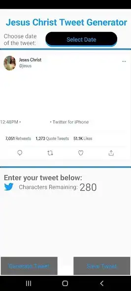 Play Jesus Christ Tweet Generator  and enjoy Jesus Christ Tweet Generator with UptoPlay