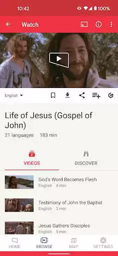 Play Jesus Film Project as an online game Jesus Film Project with UptoPlay