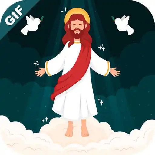 Free play online Jesus GIF : Jesus Christ Stickers for Whatsapp APK