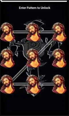 Play Jesus Pattern Lock Screen Play Jesus Pattern Lock Screen