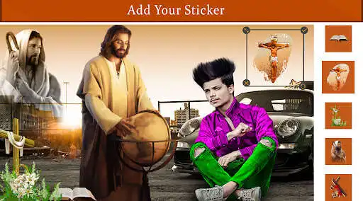 Play Jesus Photo Frame as an online game Jesus Photo Frame with UptoPlay