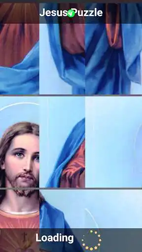 Play Jesus Puzzle as an online game Jesus Puzzle with UptoPlay