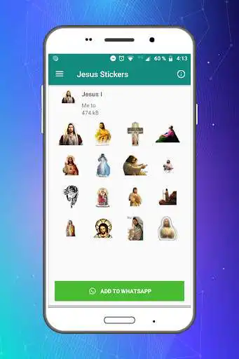 Play jesus stickers as an online game jesus stickers with UptoPlay