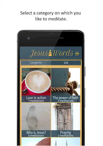 Play Jesus Words Meditation  and enjoy Jesus Words Meditation with UptoPlay