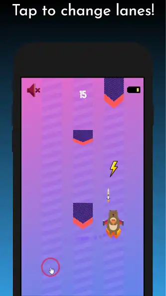 Play Jet Bear : Lane Tap as an online game Jet Bear : Lane Tap with UptoPlay