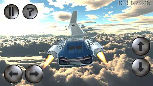 Play Jet Car - Mega Jumping Stunts as an online game Jet Car - Mega Jumping Stunts with UptoPlay