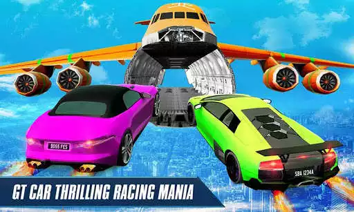 Play Jet Cars Stunts GT Racing Flying Car Racing Games
