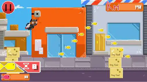 Play JetCat Pixel as an online game JetCat Pixel with UptoPlay