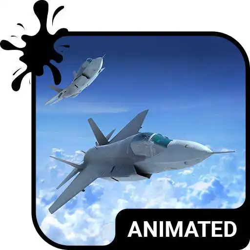 Play Jet Flight Animated Keyboard + Live Wallpaper APK