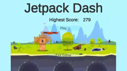 Play JetPack Dash Demo as an online game JetPack Dash Demo with UptoPlay