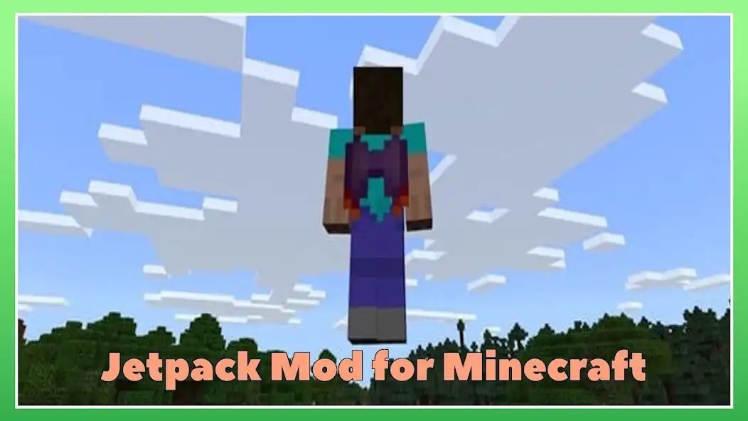 Play Jetpack Mod for Minecraft PE as an online game Jetpack Mod for Minecraft PE with UptoPlay