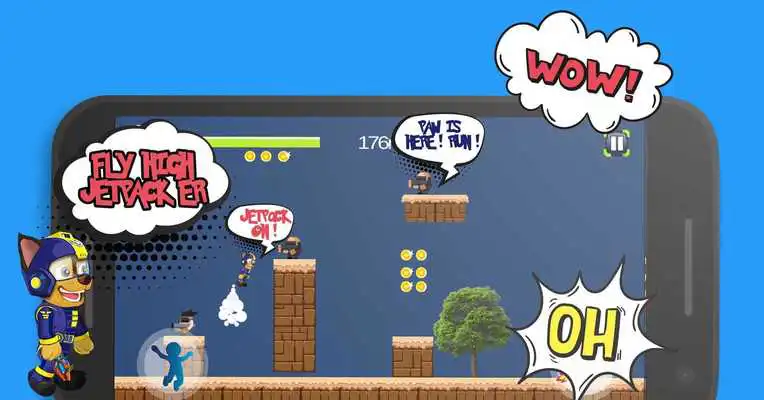 Play Jetpack paw dog puppy: Jet fire Patrol
