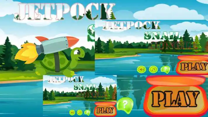 Play Jetpack snail jungle adventure