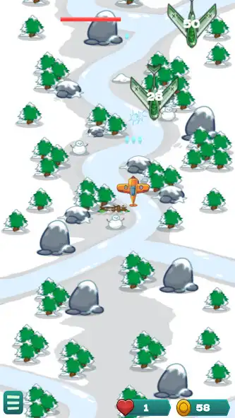 Play Jet Plane Battle Snow as an online game Jet Plane Battle Snow with UptoPlay
