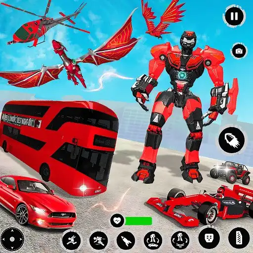 Play Jet  Robot Car :Robot Bus Game APK