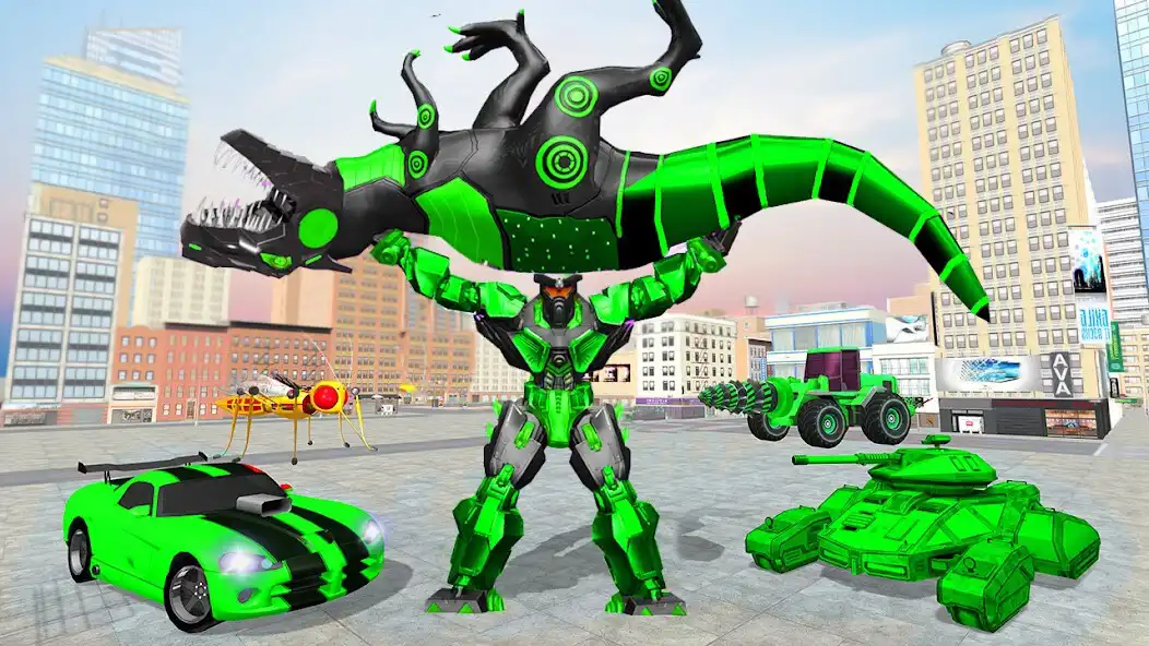 Play Jet  Robot Car :Robot Bus Game as an online game Jet  Robot Car :Robot Bus Game with UptoPlay