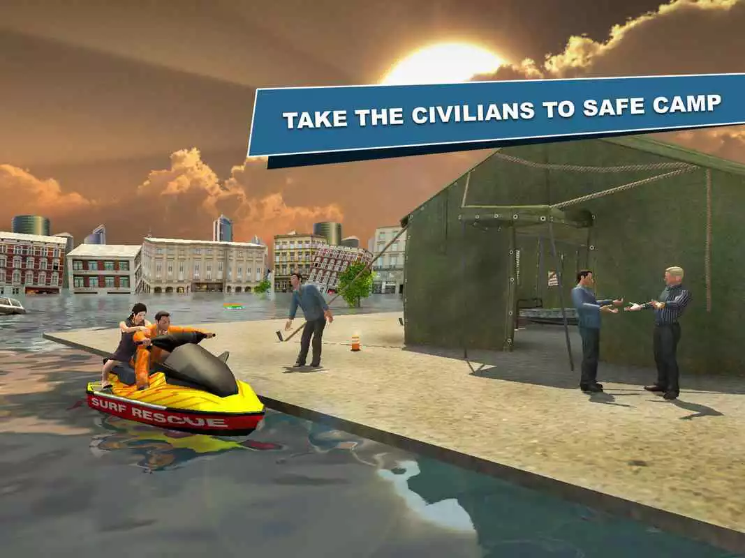 Play Jet Ski Beach Rescue Lifeguard