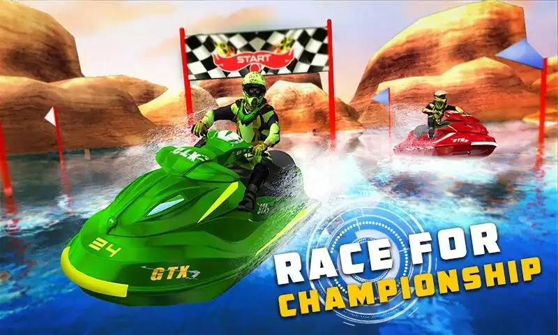 Play Jet Ski Water Racing Champion 3D as an online game Jet Ski Water Racing Champion 3D with UptoPlay