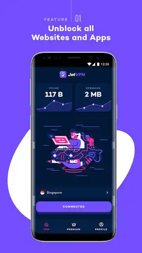 Play jetvpn  and enjoy jetvpn with UptoPlay