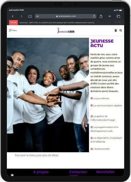 Play Jeunesse Actu as an online game Jeunesse Actu with UptoPlay