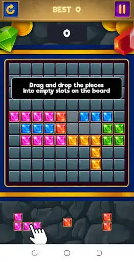 Play Jewel blocks as an online game Jewel blocks with UptoPlay