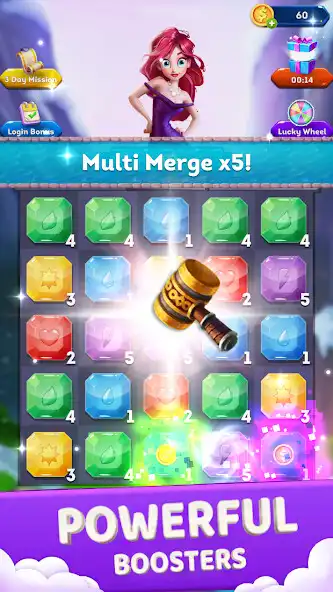 Play Jewel Craft: Swipe Match as an online game Jewel Craft: Swipe Match with UptoPlay