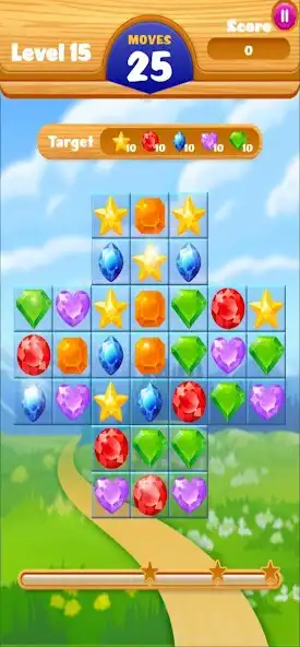Play Jewel crush - jewel towm as an online game Jewel crush - jewel towm with UptoPlay