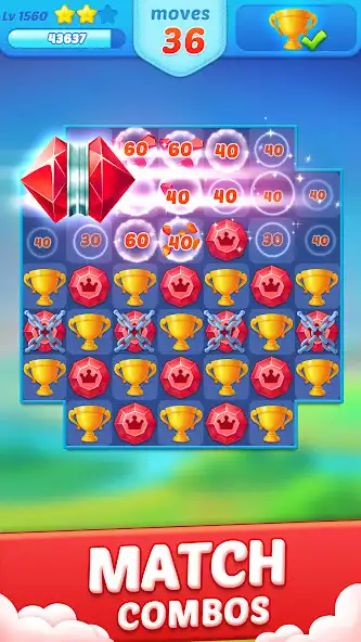 Play Jewel Crush™ - Match 3 Legend as an online game Jewel Crush™ - Match 3 Legend with UptoPlay