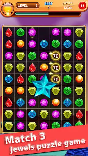 Play Jewel Crush - Match 3 Puzzle as an online game Jewel Crush - Match 3 Puzzle with UptoPlay
