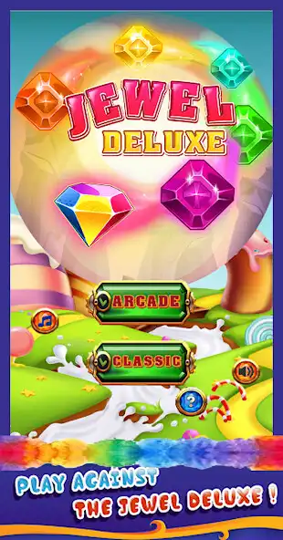 Play Jewel Deluxe - Classic - Crush as an online game Jewel Deluxe - Classic - Crush with UptoPlay