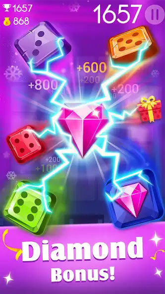 Play Jewel Games: Dice Merge Number as an online game Jewel Games: Dice Merge Number with UptoPlay