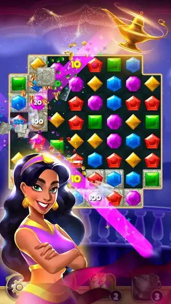 Play Jewel Lamp Master - Aladdin as an online game Jewel Lamp Master - Aladdin with UptoPlay