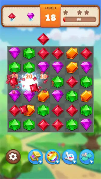 Play Jewel Puzzle Match as an online game Jewel Puzzle Match with UptoPlay