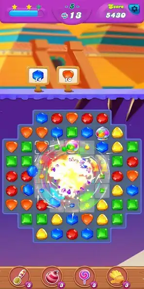 Play Jewel Pyramid Treasure as an online game Jewel Pyramid Treasure with UptoPlay