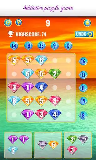 Play Jewels #2 : Number puzzle game : Free  and enjoy Jewels #2 : Number puzzle game : Free with UptoPlay