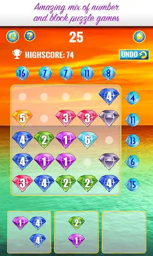 Play Jewels #2 : Number puzzle game : Free as an online game Jewels #2 : Number puzzle game : Free with UptoPlay