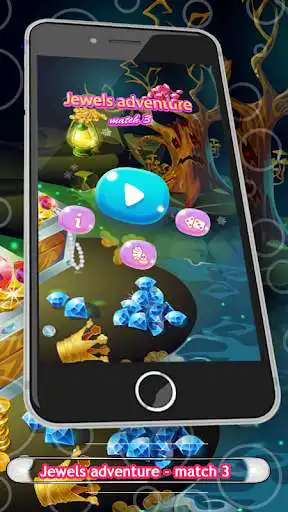 Play Jewels Adventure: Match 3 as an online game Jewels Adventure: Match 3 with UptoPlay