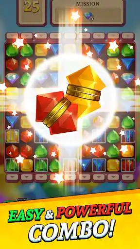 Play Jewels and Gems Blast: Match 3 as an online game Jewels and Gems Blast: Match 3 with UptoPlay
