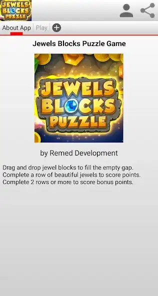 Play Jewels blocks puzzle Game as an online game Jewels blocks puzzle Game with UptoPlay